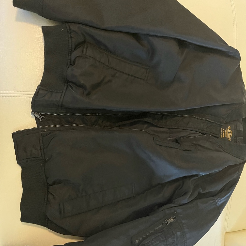 Old Navy Charcoal Bomber Jacket